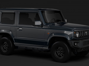 suzuki jimny xl 2019 Model 3D