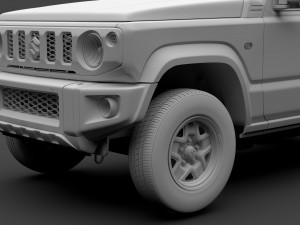 suzuki jimny xl 2019 Model 3D