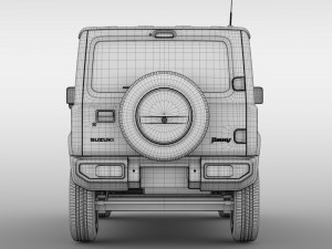 suzuki jimny xl 2019 Model 3D