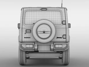 suzuki jimny xl 2019 3D Model