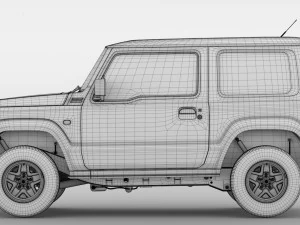suzuki jimny xl 2019 3D Model