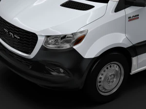 ram sprinter panel van l2h1 rwd 2019 3D Model