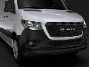 ram sprinter panel van l2h1 rwd 2019 3D Model