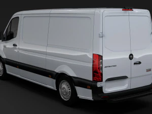 ram sprinter panel van l2h1 rwd 2019 3D Model