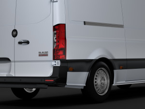ram sprinter panel van l2h1 rwd 2019 3D मॉडल
