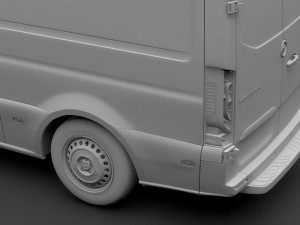 ram sprinter panel van l2h1 rwd 2019 3D मॉडल