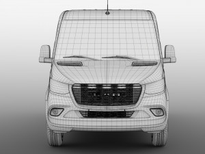 ram sprinter panel van l2h1 rwd 2019 3D मॉडल