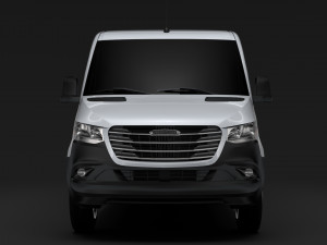 freightliner sprinter panel van l2h1 rwd 2019 Modello 3D