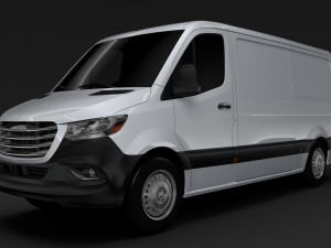 freightliner sprinter panel van l2h1 rwd 2019 Modello 3D