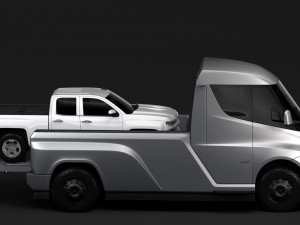 tesla pickup 2020 3D Модель