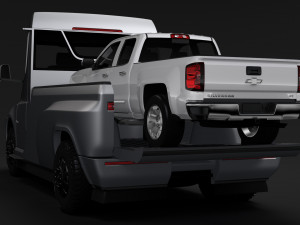 tesla pickup 2020 3D Модель
