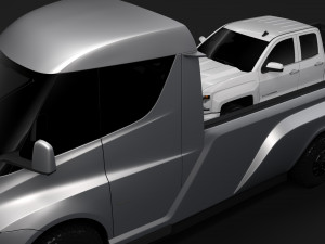 tesla pickup 2020 3D Модель