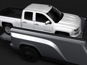 tesla pickup 2020 3D Модель