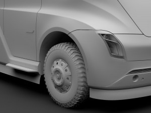tesla pickup 2020 3D Модель