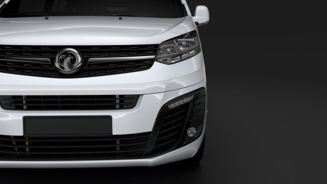 vauxhall zafira life l1 2019 Model 3D .c4d .max .obj .3ds .fbx .stl .blend 