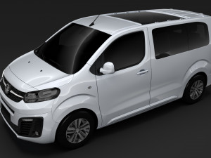 vauxhall zafira life l1 2019 Model 3D