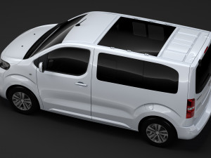 vauxhall zafira life l1 2019 Model 3D
