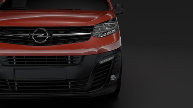 opel vivaro van l1 2019 3D 모델 .c4d .max .obj .3ds .fbx .stl .blend 