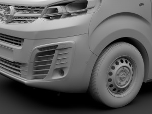 opel vivaro van l1 2019 3D 모델