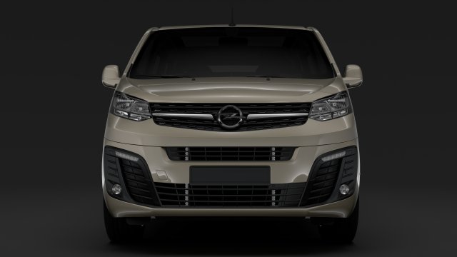 opel zafira life l1 2019 Modèle 3D .c4d .max .obj .3ds .fbx .stl .blend 