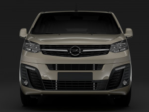 opel zafira life l1 2019 3D Модель