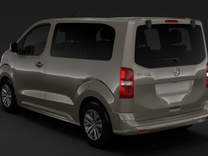 opel zafira life l1 2019 Modèle 3D