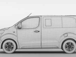 opel zafira life l1 2019 Modèle 3D