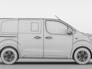 opel zafira life l1 2019 Modèle 3D