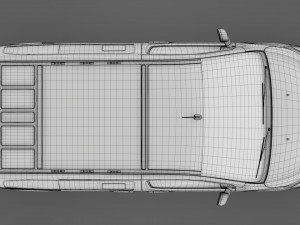 opel zafira life l1 2019 Modèle 3D