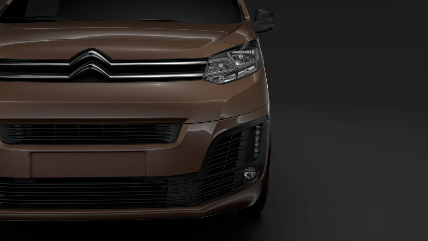 citroen dispatch m 2019 3D Model .c4d .max .obj .3ds .fbx .stl .blend 