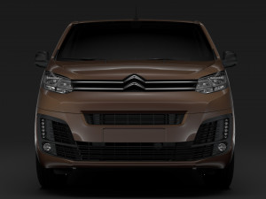citroen dispatch m 2019 3D Model