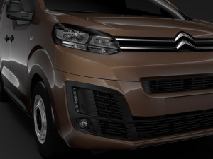 citroen dispatch m 2019 3D Model