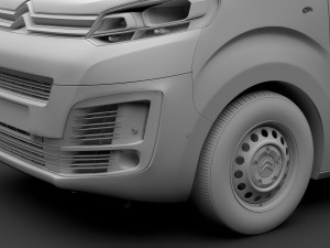 citroen dispatch m 2019 3D Model