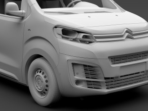 citroen dispatch m 2019 3D Model