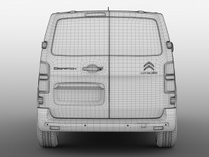 citroen dispatch m 2019 3D Model