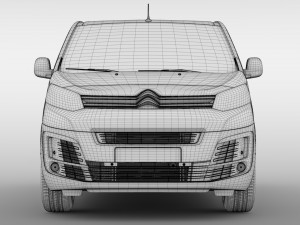 citroen dispatch m 2019 3D Model