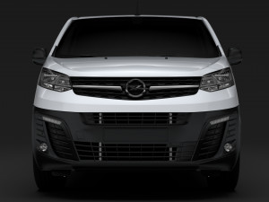 opel vivaro van l2 2019 Modello 3D