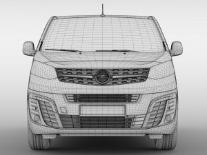 opel vivaro van l2 2019 Modello 3D