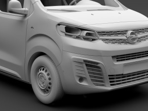 opel vivaro van l2 2019 Modello 3D