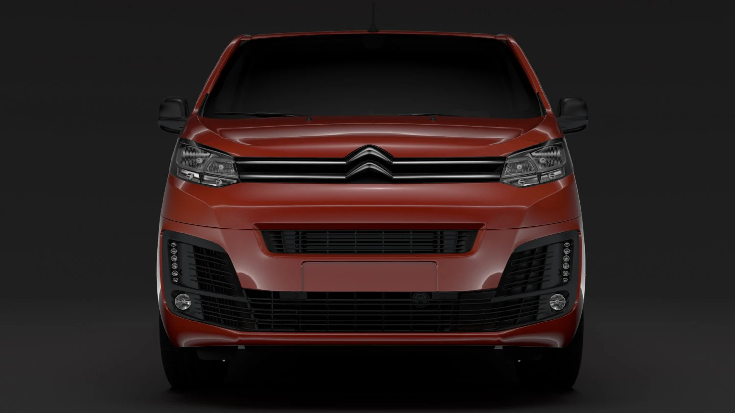 citroen dispatch xs 2019 3D Model .c4d .max .obj .3ds .fbx .stl .blend