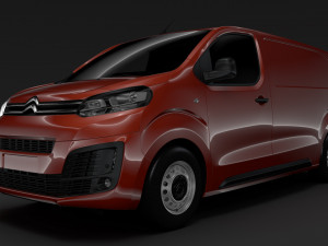 citroen dispatch xs 2019 3D Model