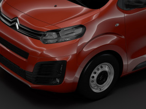 citroen dispatch xs 2019 3D Model