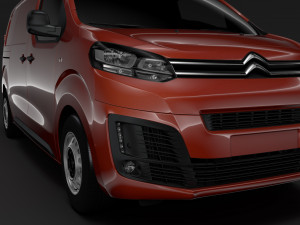 citroen dispatch xs 2019 3D Model