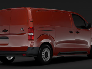 citroen dispatch xs 2019 3D Model
