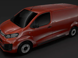 citroen dispatch xs 2019 3D Model