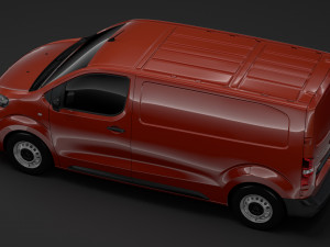 citroen dispatch xs 2019 3D Model