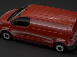 citroen dispatch xs 2019 3D Model