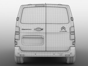 citroen dispatch xs 2019 3D Model