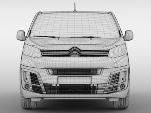 citroen dispatch xs 2019 3D Model