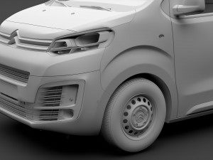 citroen dispatch xs 2019 3D Model
